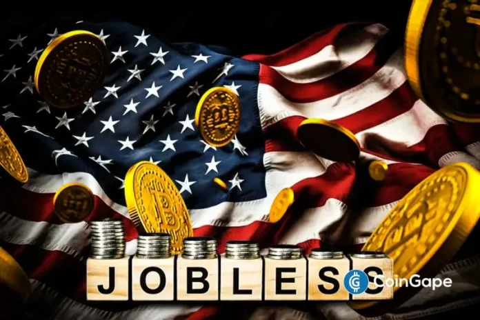 Bitcoin has fallen below the psychological $68,000 level following the release of the U.S. initial weekly jobless claims. The macro data came in below expectations, signaling that the labor market is indeed rebounding, which makes a case for the Fed to hold rates steady at the March FOMC meeting. Bitcoin Drops Below $68,000 Following Weekly
The post <a href="https://coingape.com/bitcoin-falls-as-u-s-jobless-claims-signal-labor-market-rebound/">Bitcoin Falls as U.S. Jobless Claims Signal Labor Market Rebound</a> appeared first on <a href="https://coingape.com/">CoinGape</a>.