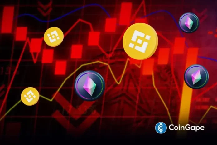 ETH price could face deeper losses as institutions keep selling off their tokens. Crypto firm Trend Research has deposited another tranche of Ethereum into Binance, seeking to sell off tokens. Tresearch Trend Research Empties Portfolio as ETH Price Dips According to data from Lookonchain, the crypto company deposited 1.8 billion tokens into Binance and continued
The post <a href="https://coingape.com/eth-price-fears-major-crash-as-trend-research-deposits-1-8b-ethereum-to-binance/">ETH Price Fears Major Crash As Trend Research Deposits $1.8B Ethereum to Binance</a> appeared first on <a href="https://coingape.com/">CoinGape</a>.
