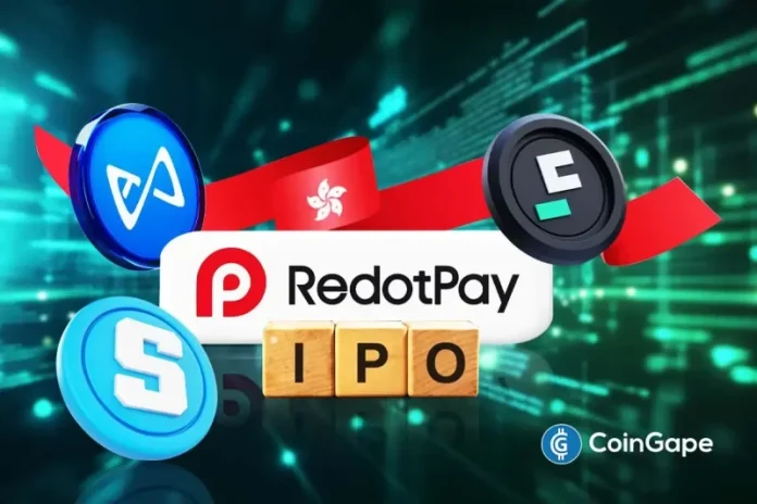 A Stablecoin payment firm in Hong Kong, RedotPay, is reportedly set for its initial public offering (IPO) in the United States. The firm is hoping to raise $1 billing through this offering. RedotPay Eyes U.S Investors in $1B IPO Bid According to Bloomberg, the stablecoin payment company is considering an initial public offering in the
The post <a href="https://coingape.com/hong-kong-stablecoin-firm-redotpay-targets-1b-raise-in-potential-us-ipo-debut/">Hong Kong Stablecoin Firm RedotPay Targets $1B Raise in Potential US. IPO Debut</a> appeared first on <a href="https://coingape.com/">CoinGape</a>.