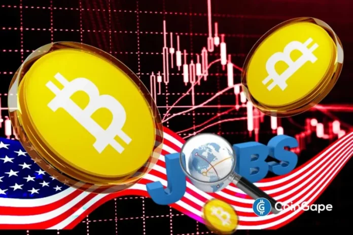 The U.S. jobs report has come in stronger than expectations, signaling that the labor market may be stabilizing even amid the U.S.-Iran war. Bitcoin dropped following the data release as traders cut their bets on Fed rate cuts this year. Ad Ad U.S. Jobs Report Comes In Strong, Bitcoin Falls The latest Bureau of Labor
The post <a href="https://coingape.com/u-s-jobs-report-nonfarm-payrolls-rise-to-178k-bitcoin-drops/">U.S. Jobs Report: Nonfarm Payrolls Rise 178k, Bitcoin Drops</a> appeared first on <a href="https://coingape.com/">CoinGape</a>.