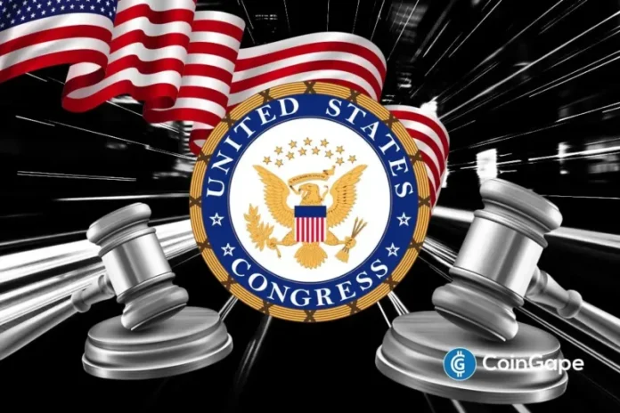 The US Congress is expected to hold a hearing on tokenization next week. The hearing titled “Tokenization and the Future of Securities: Modernizing Our Capital Markets,” will bring together lawmakers and industry experts to discuss the role of tokenization in the digital space. Significantly, this development comes amid the significant advancement in the much-awaited CLARITY
The post <a href="https://coingape.com/us-congress-schedules-tokenization-hearing-next-week-as-clarity-act-advances/">US Congress Schedules Tokenization Hearing Next Week as CLARITY Act Advances</a> appeared first on <a href="https://coingape.com/">CoinGape</a>.