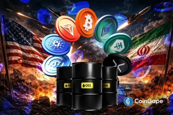 The US-Iran war is rapidly escalating as the United States issues one of the strongest warnings yet to Iran. Donald Trump has warned Iran to accept defeat or risk being “hit harder than ever.” Amid these increasing tensions, the crypto market and oil prices are under pressure. As oil prices continue to surge, digital assets
The post <a href="https://coingape.com/us-threatens-to-hit-harder-than-ever-as-iran-rejects-talks-refuses-to-accept-defeat/">US Threatens to ‘Hit Harder Than Ever’ as Iran Rejects Talks, Refuses to Accept Defeat</a> appeared first on <a href="https://coingape.com/">CoinGape</a>.