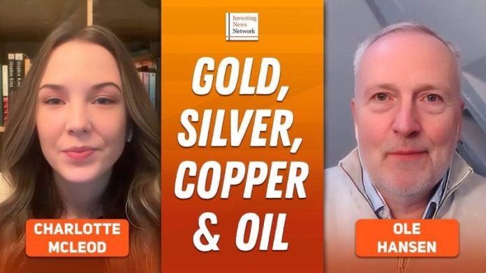 <strong>Ole Hansen, head of commodity strategy at Saxo Bank,</strong><strong> believes US$6,000 per ounce is in the cards for gold in the next 12 months; however, silver may not enjoy the same price strength. </strong>
‘If gold moves toward US$6,000, I would believe that … silver at some point will struggle to keep up, and we’ll see basically gold relatively outperform silver,’ he explained.
<strong>Securities Disclosure: I, Charlotte McLeod, hold no direct investment interest in any company mentioned in this article.</strong>
This post appeared first on investingnews.com