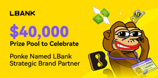 LBank Celebrates Strategic Brand Partnership with Ponke, Unveiling $40,000 Incentive Program